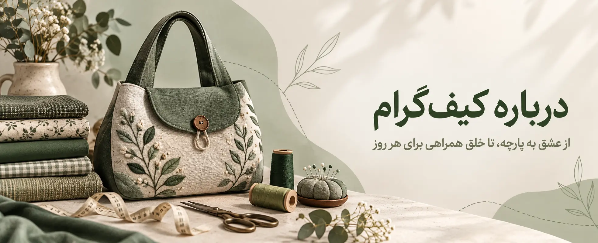کیف‌گرام؛ طراحی و دوخت کیف‌های دست‌دوز